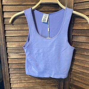 C'est Moi Crop Tank Top Lavender
